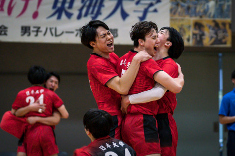 フォト 関東1部男子 東海 VS 日体 慶應 VS 専修 日大 VS 法政 2024.05.11 日本体育大学健志台キャンパス米本記念体育館 サムネイル