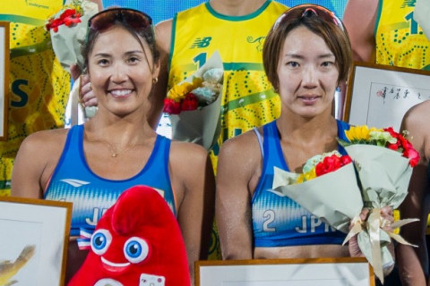 ビーチバレー女子　パリ五輪代表に長谷川暁子、石井美樹が内定 サムネイル