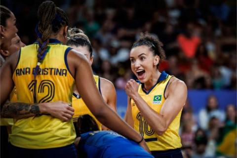 バレーボール女子、日本と同じB組、ブラジルがケニアに快勝　パリ五輪 サムネイル