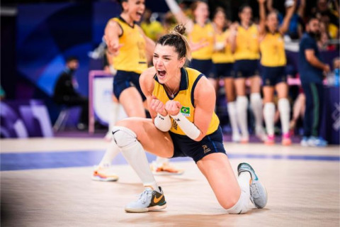 バレーボール女子、準々決勝組み合わせが決まる。ブラジル・ロザマリア「すべてはこれから」　パリ五輪 サムネイル