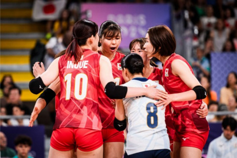 女子日本代表・古賀紗理那主将「目指した結果にはなりませんでしたが、素晴らしい舞台で戦えたこと、光栄に思います」パリ五輪を終えて サムネイル