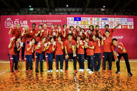 NEC川崎が8年ぶり2回目の金メダル。MVPに佐藤淑乃　アジアクラブ選手権 サムネイル