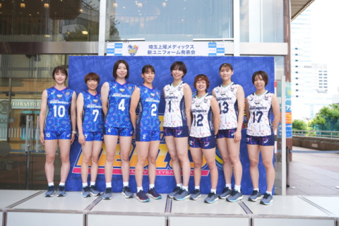 埼玉上尾・新ユニフォーム発表会と親子バレーボール体験会を開催 SV女子 サムネイル