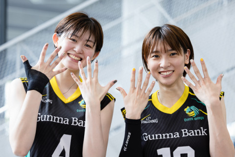 緑の翼はSVで羽ばたくか。群馬グリーンウイングス・白岩蘭奈「個の力だけでなくチーム力を見せる」、道下ひなの「自分たちが仕掛けるポイントを明確に」　SV女子 サムネイル