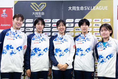 岡山シーガルズ・小松原凜香「内定時は良い展開で使ってもらった。今季は自分がチームを活かすプレーを」、楢崎慈恵「素敵な誕生日プレゼントでした」　SV女子 サムネイル