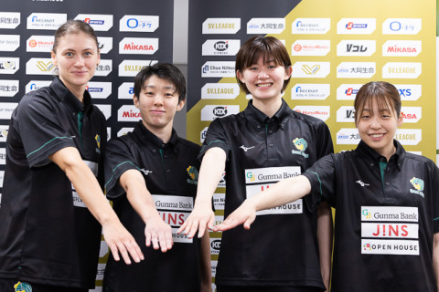 群馬グリーンウイングス・髙相みな実「どんな状況でも立ち向かっていくことが自分の役割」、道下ひなの「V2で長くはプレーしない、その気持ちで群馬に来た」　SV女子 サムネイル