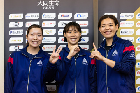 NEC川崎・島村春世「昨日で300試合を達成し、新たな気持ちで迎えた301試合目を勝利で飾れたことが嬉しかった」　SV女子会見 サムネイル