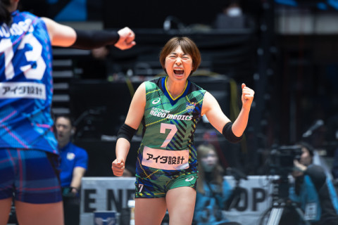 今季での引退を発表した埼玉上尾メディックス・山岸あかね「持ち味は守備範囲の広さ。一緒にコートに入っている選手を助けたい」　SV女子 サムネイル