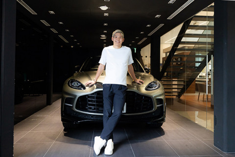 大阪B・西田有志、アストンマーティン・ディーラー・アンバサダー契約を結ぶことを発表 サムネイル