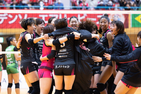 姫路がフルセットの末、デンソーの連勝を止める。A山形が2勝目、埼玉上尾は2敗目　SV女子 サムネイル