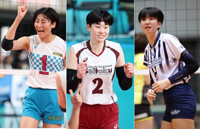 姫路　秋本美空（共栄学園高）、河俣心海（下北沢成徳高）、矢田和香（今治精華高）の内定を発表　SV女子