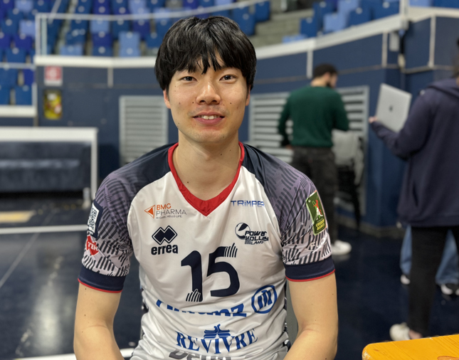 大塚達宣「実は（石川）祐希さんがイタリアリーグでプレーしているのを生で見るのは今季が初めてで、純粋にすごいなって思いました。でも負けないです！」（後編）