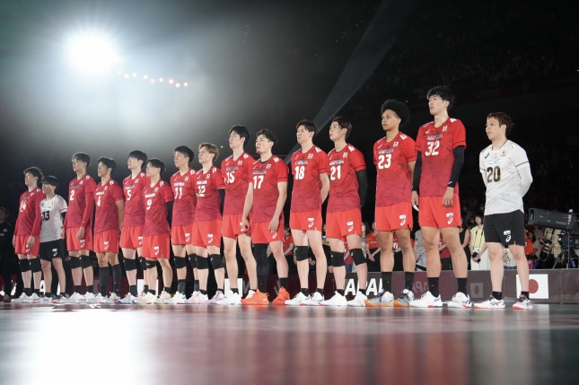 エムットマッチ2025　男子世界選手権壮行試合 イタリア戦出場メンバーが決まる。ブルガリア戦と同じ15人。石川祐希主将、髙橋藍、宮浦健人ら