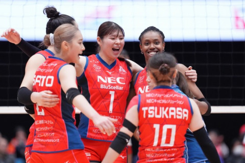 NEC川崎がフルセットを制して13勝目。姫路が11勝目。群馬が5位に浮上　SV女子 サムネイル