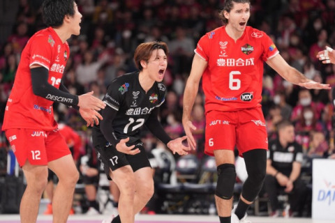東京GB、ホームで勝利ならず。WD名古屋がストレートで2勝　SV男子 サムネイル