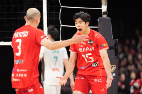 WD名古屋・宮浦健人「個人としてのパフォーマンスは満足してないのでチームにフィットしていかないといけない」 SV男子会見 サムネイル