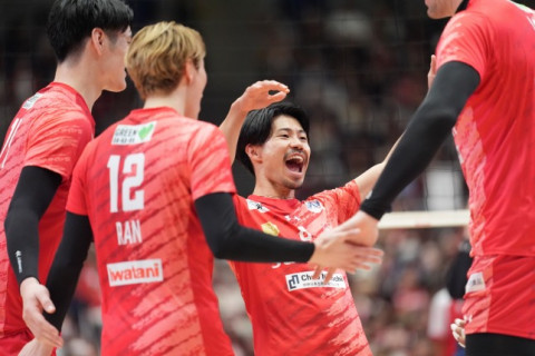 WD名古屋、大阪B、サントリーが2勝目。サントリーはホームで東京GBにフルセット勝利　SV男子 サムネイル