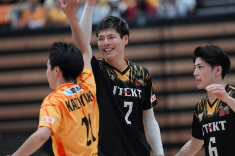全試合アウェイチームが勝利。上位3チームと5位のSTINGS愛知が白星を重ねる。東京GBがフルセットの激闘を制し、6位に浮上　SV男子 サムネイル