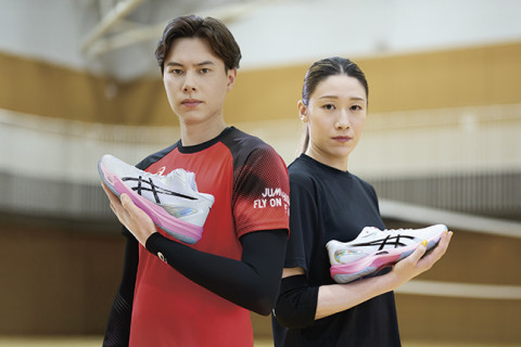 アシックス　髙橋藍選手、石川真佑選手も着用！ 部活生を応援するバレーボールシューズコレクション「HARUKAZE PACK」を発売 サムネイル