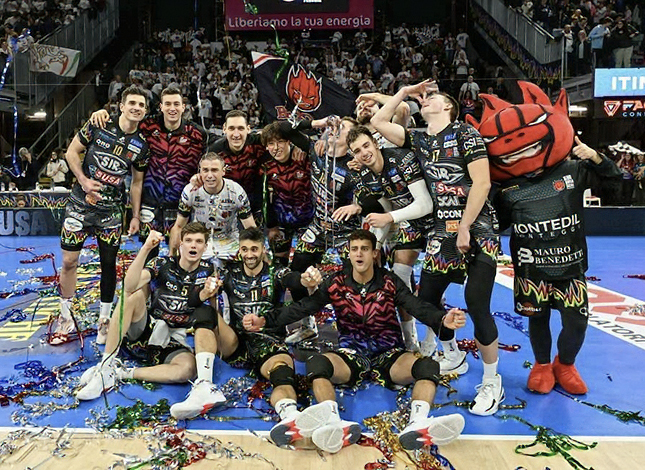 石川祐希選手所属ペルージャがモデナに勝利し7連勝、リーグ首位を奪還　イタリア1部