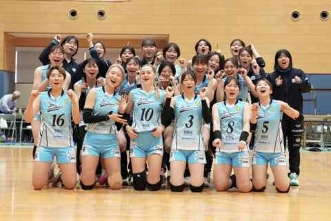 仕事とバレーを両立しながらトップを目指す。新リーグへ挑戦・東京サンビームズ森田主将「プロでなくてもバレーができる場所があることは大事」小泉「Vリーガーでなくなってしまうことへの葛藤はあります」　Vリーグ女子 サムネイル