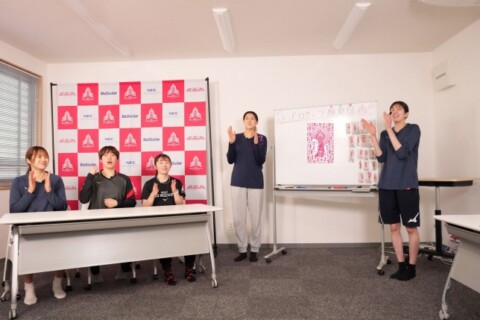 NEC川崎応援番組「We love ROCKETS!」、2月放送回は選手たちが「レッドロケッツ相関図」を作成　SV女子 サムネイル