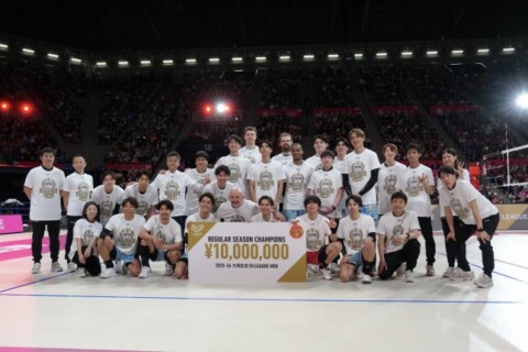 サントリーが東京GBにストレート勝利。レギュラーシーズン優勝を決める　SV男子 サムネイル