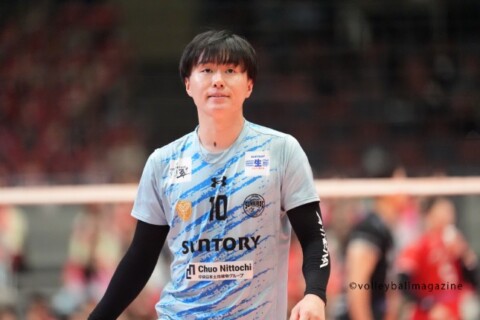 サントリー・小川智大「レギュラーシーズンで結果を出してきたが、それでも最初の入りは大切なものになるとわかっていた」  SV男子セミファイナルGAME1会見 サムネイル