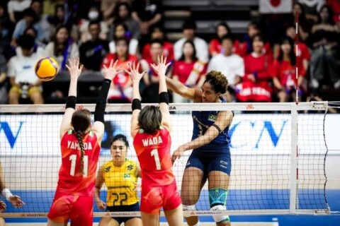 VNLファイナルラウンド、女子準々決勝は日本対主力3人を欠き、苦しいブラジル サムネイル