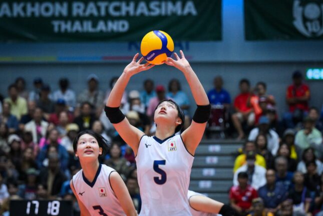 U18女子代表、中国にストレートで敗れ、3位決定戦へ。7日に銅メダルを懸けて、開催国タイと対戦