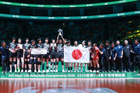 U18男子日本代表、イランに1-3で敗れ、銀メダル。個人賞に西村海司、沢野陽、溝渕冬馬 サムネイル
