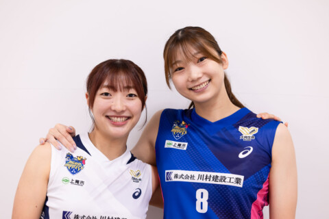 埼玉上尾メディックス・山地梨菜、小山明　新シーズンの抱負を語る SV女子 サムネイル