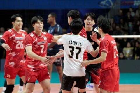 日本男子B代表 ブラジルのクラブチーム、スザーノと対戦。高橋慶帆「気温の違いや時差が大変だったが、振り返っていい合宿だった」【現地取材】 サムネイル