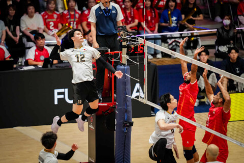 男子日本代表、オマーンに1セットを落とすも3-1で勝利し、白星発進。石川祐希と髙橋藍がともに5本のサービスエースを含む19得点　アジア選手権 サムネイル