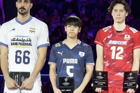 中国撃破で銅メダルの韓国。大会ベストリベロが語った日本戦の痛感と、山本智大へのリスペクト「一番好きな選手は山本智大選手」 サムネイル
