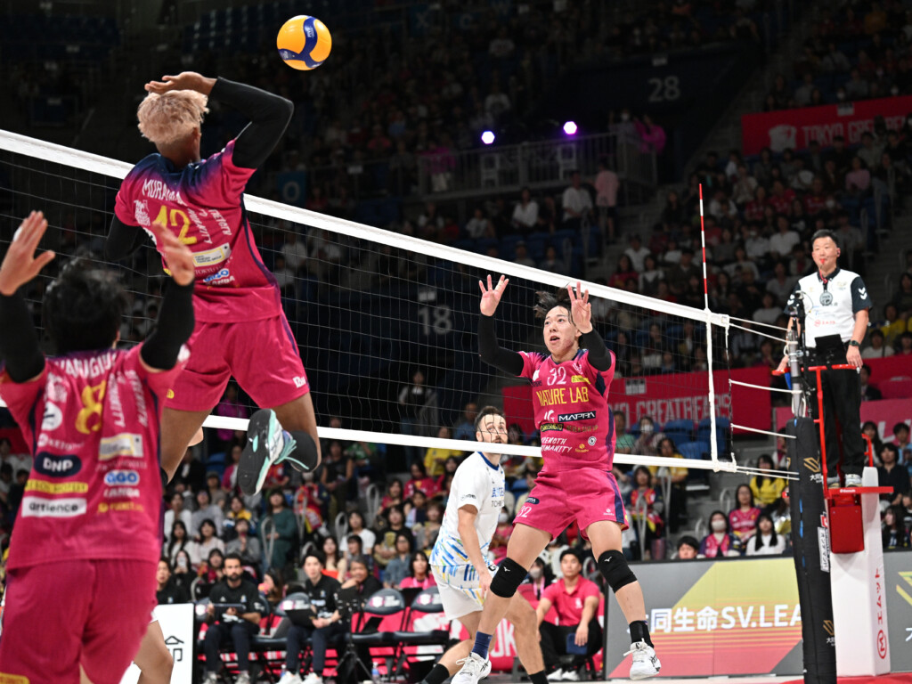 GAME2は東京GBが北海道YSにストレートで勝利し、開幕2連勝　SV男子