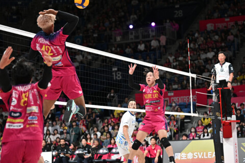GAME2は東京GBが北海道YSにストレートで勝利し、開幕2連勝　SV男子 サムネイル